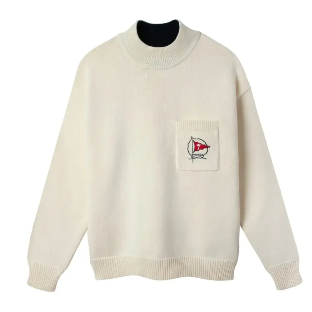 Tombolo Mariner Sweater in Beige - Picture 9 of 12